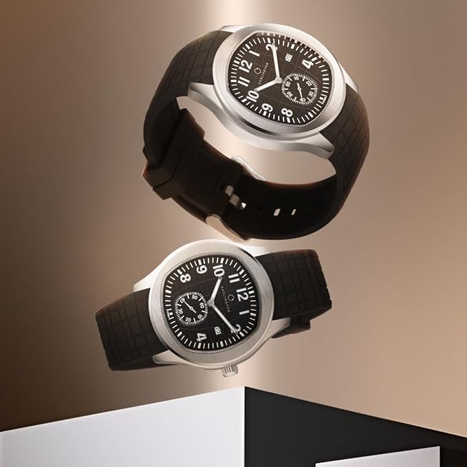 Legacy Series Analog Wrist Watches with Chronograph & PU Strap for Men - CT 9933