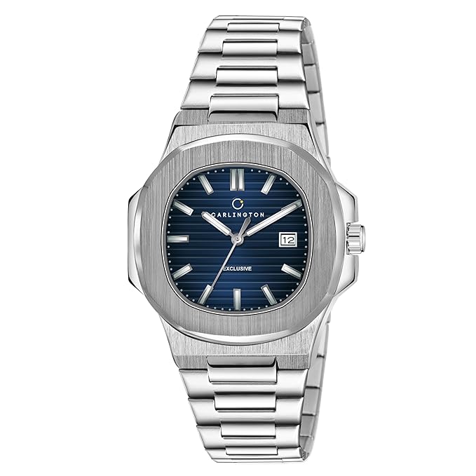 Stainless Steel Analog Wrist Watches for Men-Ct 8822