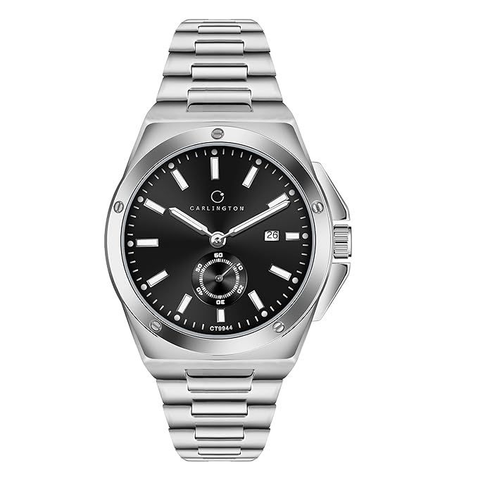 Legacy Series Analog Wrist Watches with Chronograph & Stainless Steel Strap for Men - CT 9944